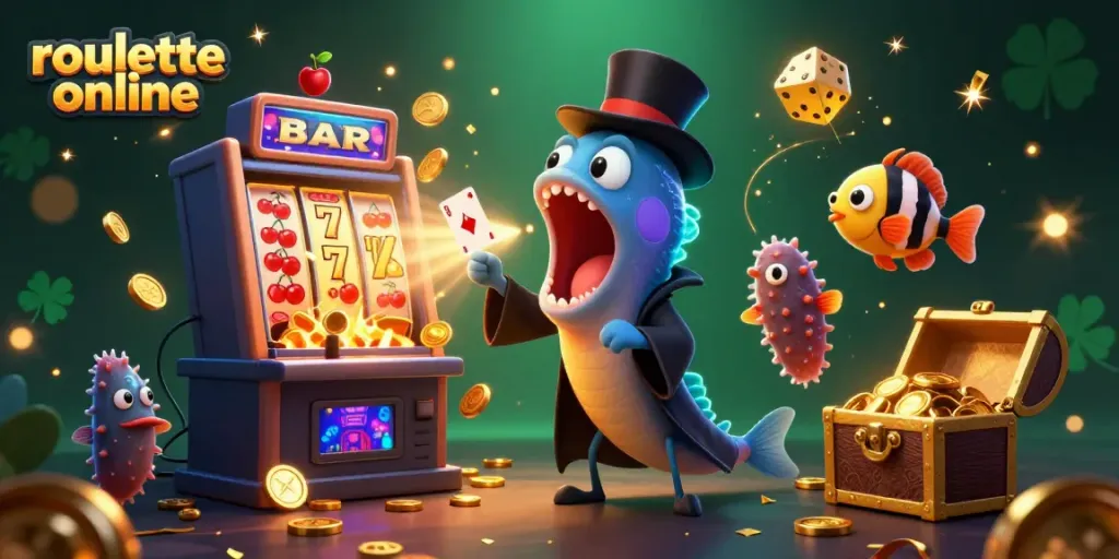 Experience thrilling roullete online with captivating characters in a vibrant casino adventure.