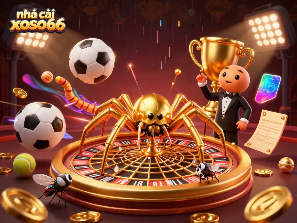 Engage with nhà cái xoso66's exciting gambling scene featuring dynamic elements and characters.