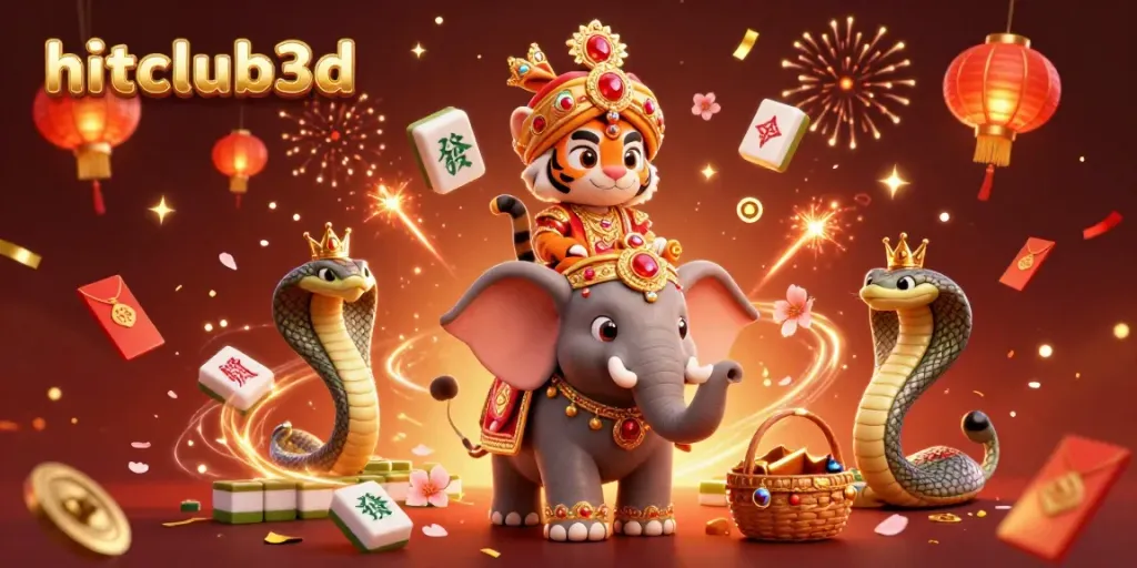 Experience vibrant gaming action with hitclub3d's colorful celebration of Fortune and fun!