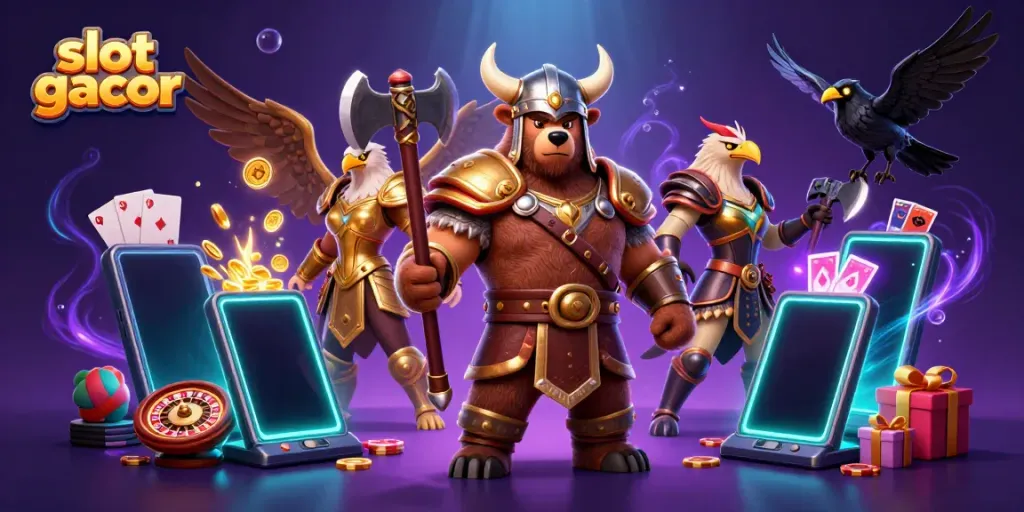 Experience thrilling slot gacor action with vibrant characters and explosive game elements.