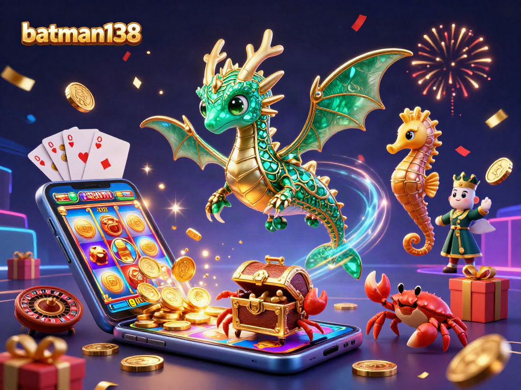 Win exciting rewards at batman138 with an energetic slot game experience featuring colorful characters and sparkling elements.