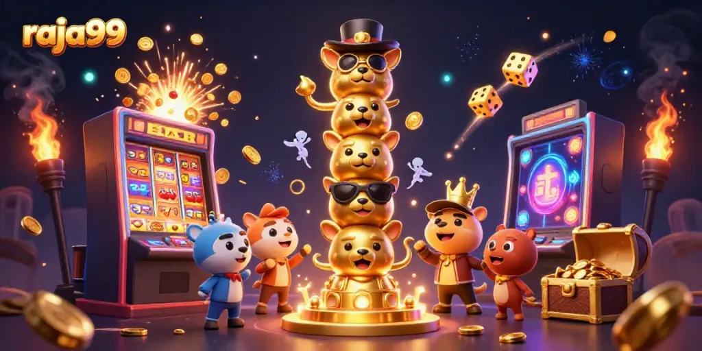 Experience thrilling jackpots with raja99's dynamic casino gaming scene.