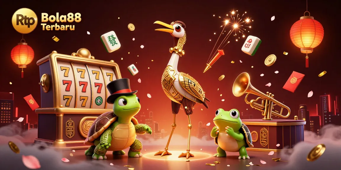 Experience the excitement of Rtp Bola88 Terbaru with vibrant casino characters and dynamic game elements.