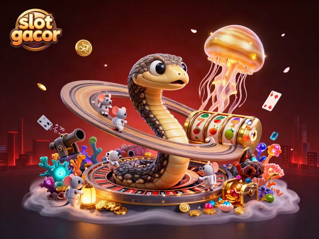 Experience thrilling wins with slot gacor as astronauts bet on cosmic roulette and treasure chests burst with gold.