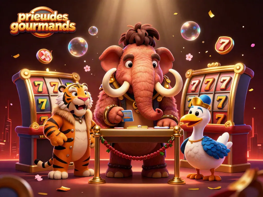 Experience thrilling gameplay at prieuredesgourmands with our energetic casino scene featuring vibrant characters and elements.