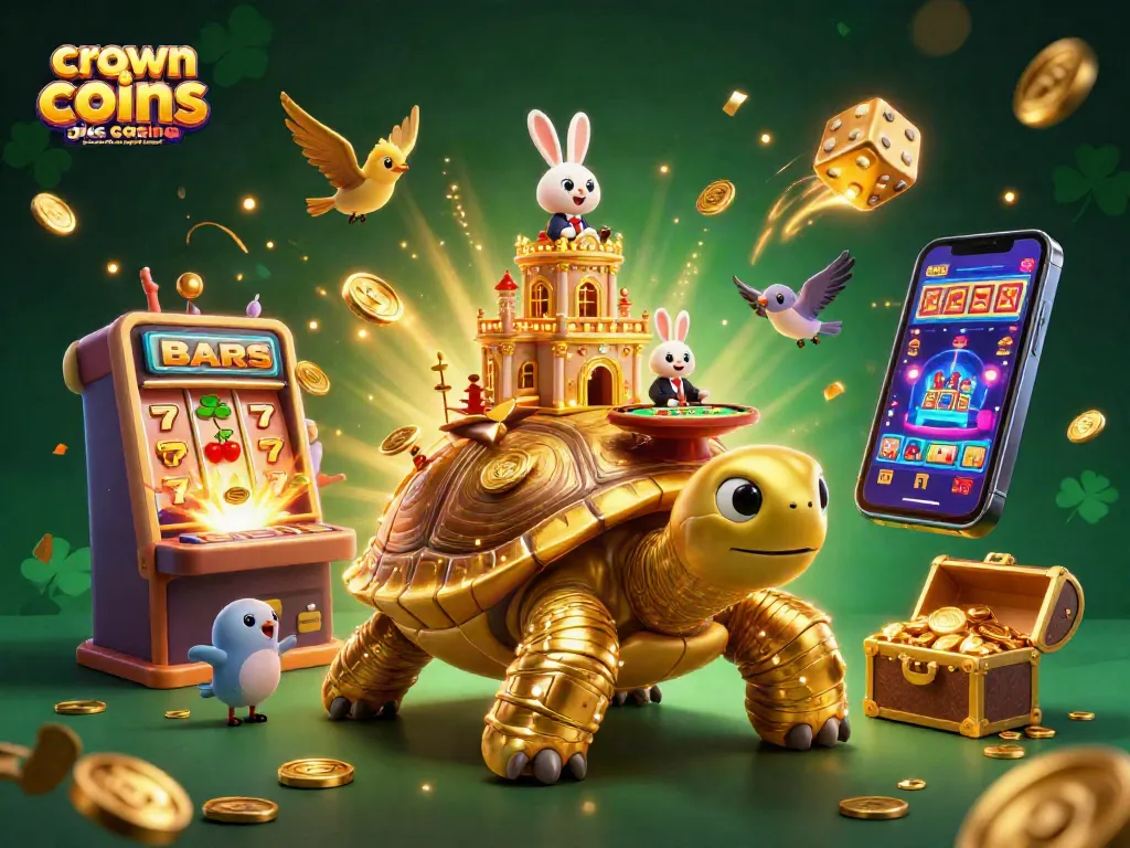 Claim free coins with crown coins casino promo code no deposit bonus in an exciting casino scene.
