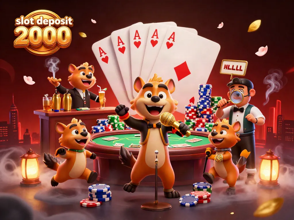 Experience vibrant fun at slot deposit 2000 comedy casino with iconic characters and gaming action.
