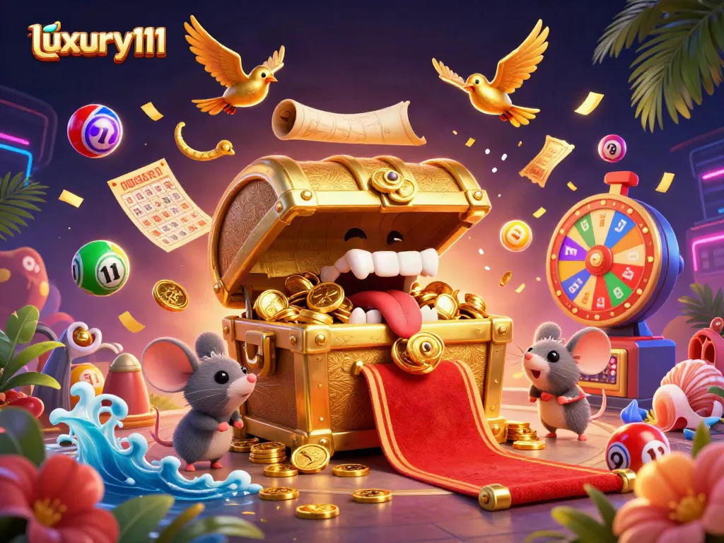 Experience thrilling gameplay with luxury111, showcasing an exciting variety of lottery and jackpot elements.